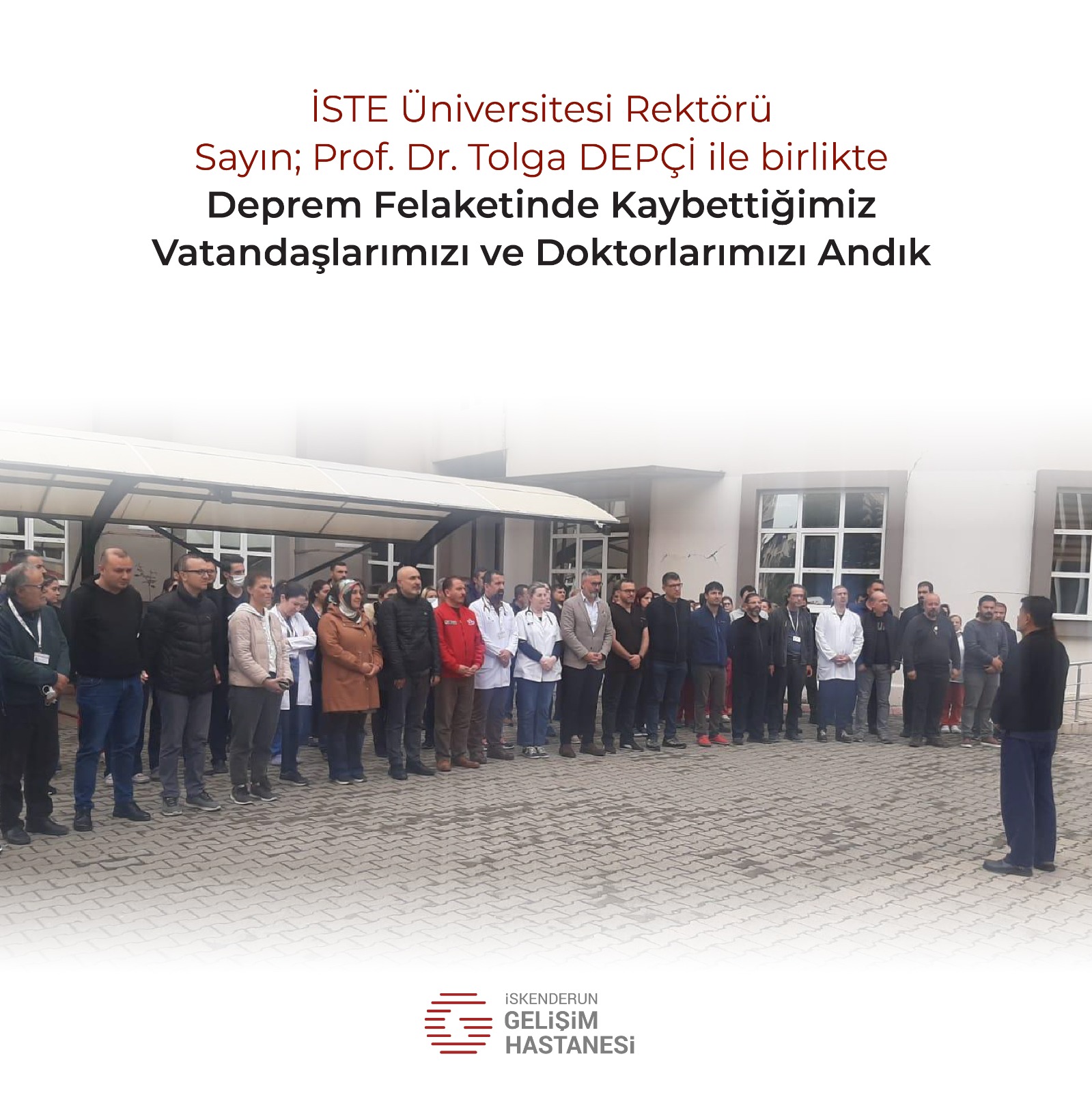 GELİŞİM VE PALMİYE HASTANESİ ŞEHİT DOKTORLARI UNUTMADI