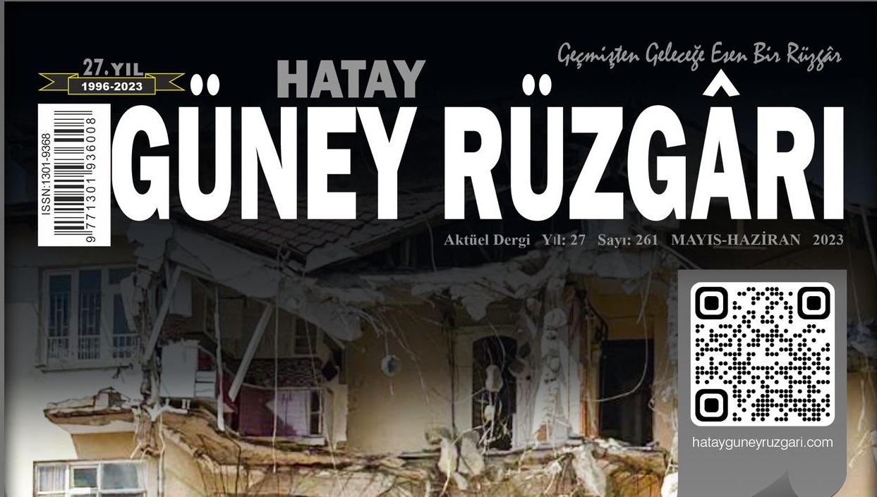 Hatay Güney Rüzgârı Dergisinin yeni sayısı çıktı: