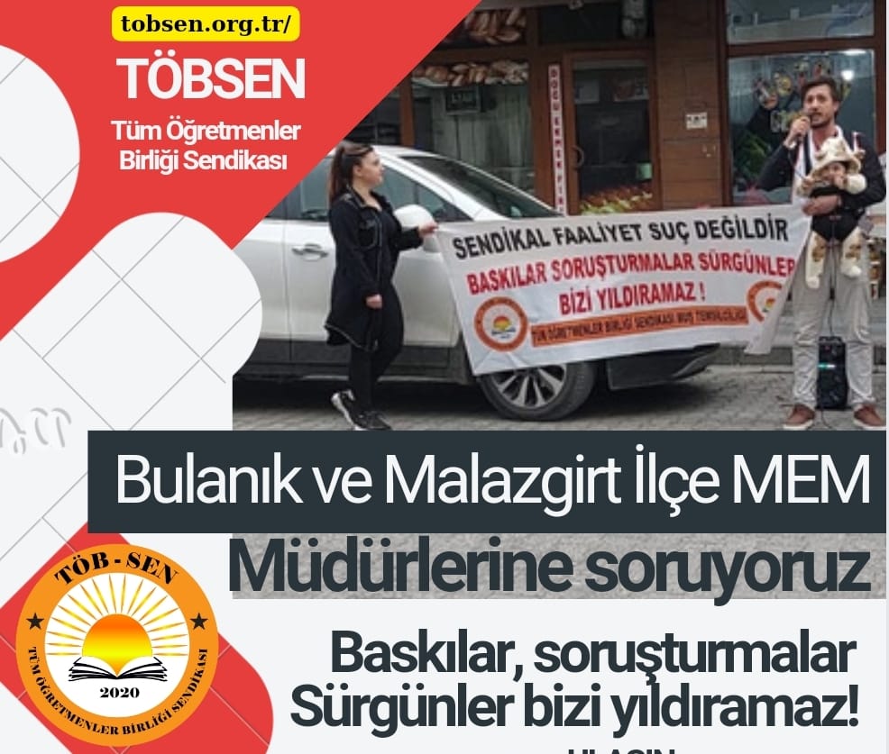 TÖBSEN İki İlçe Milli Eğitim Müdürü Hakkında Suç Duyurusunda Bulundu