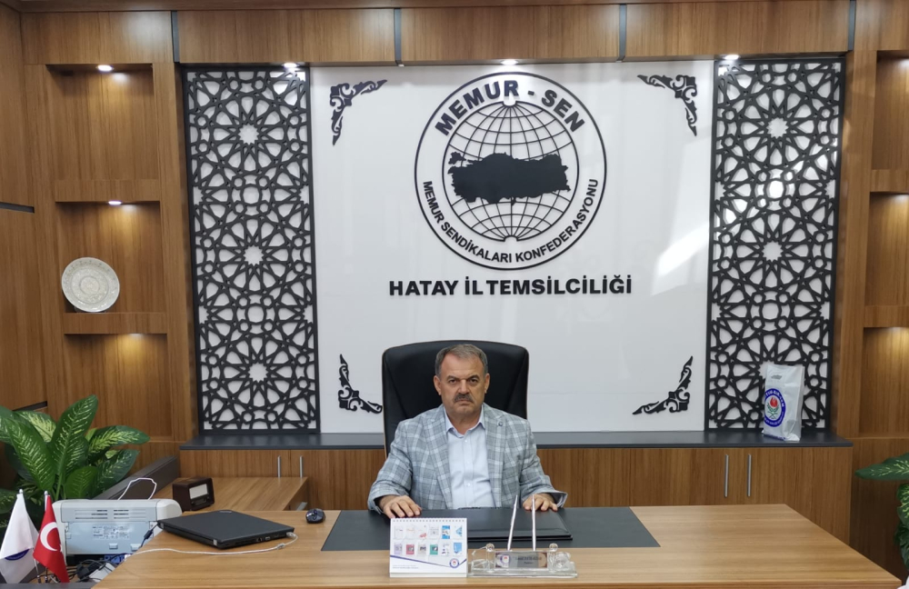 MEMUR-SEN HATAY İL TEMSİLCİSİ İSMAİL BAYRAKDAR MEMUR-SEN KONFEDERASYONUN 2024-2025 DÖNEMİ TEKLİFLERİNİ AÇIKLADI