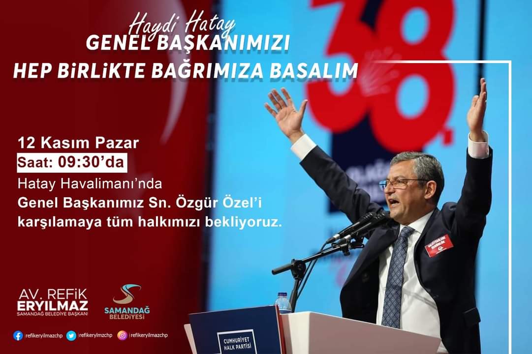 BAŞKAN ERYILMAZ ÖZGÜR ÖZEL’ İ KARŞILAMAYA DAVET ETTİ