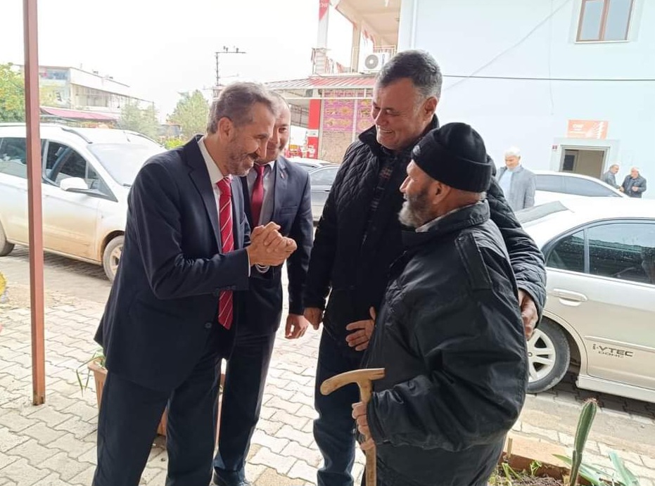 CHP HBB BAŞKAN ADAY ADAYI SERKAN TOPAL HASSA’DA GÖNÜLLERİ FETHETTİ