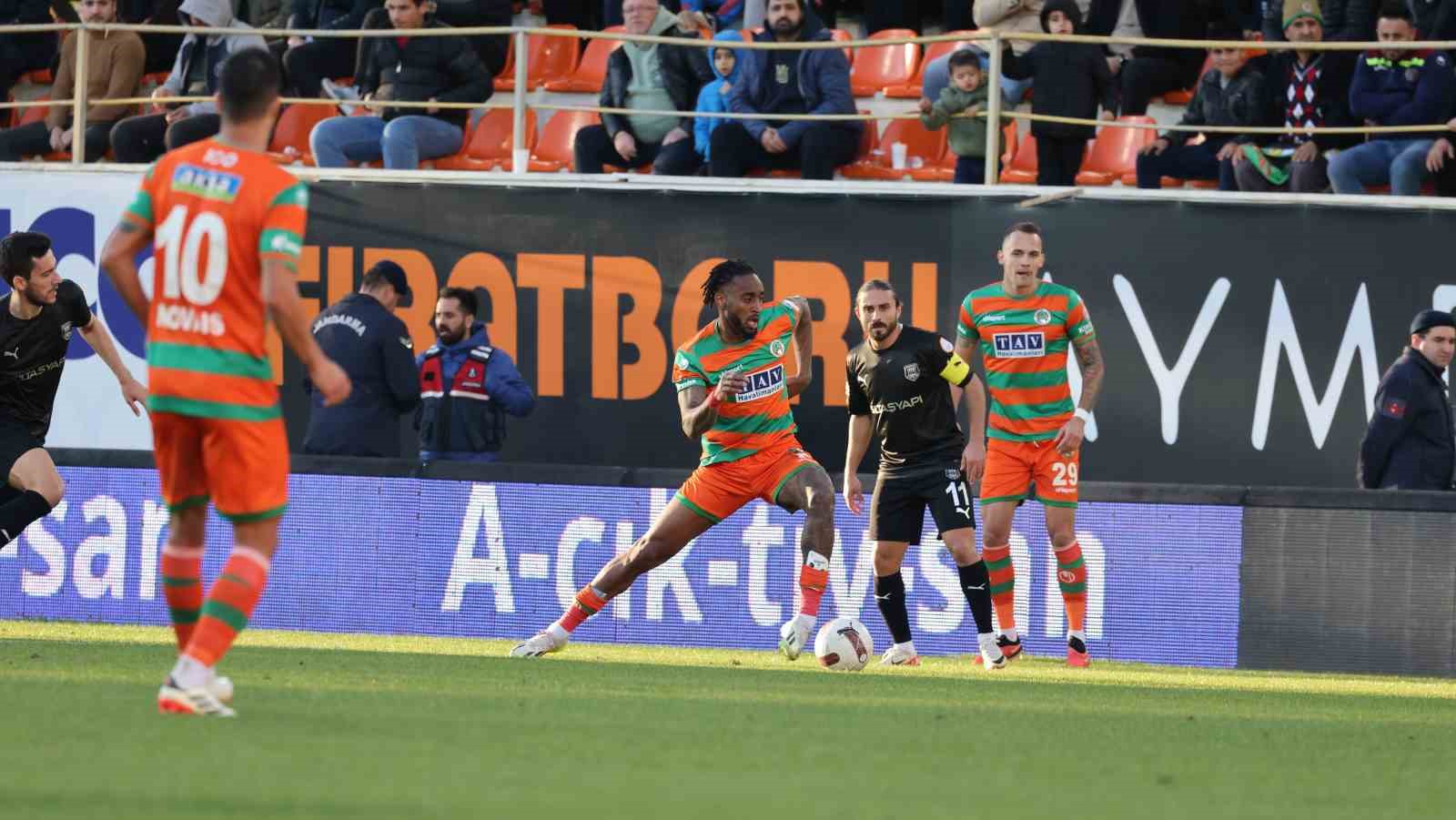 Trendyol Süper Lig: Alanyaspor: 1 – Pendikspor: 1 (Maç sonucu)