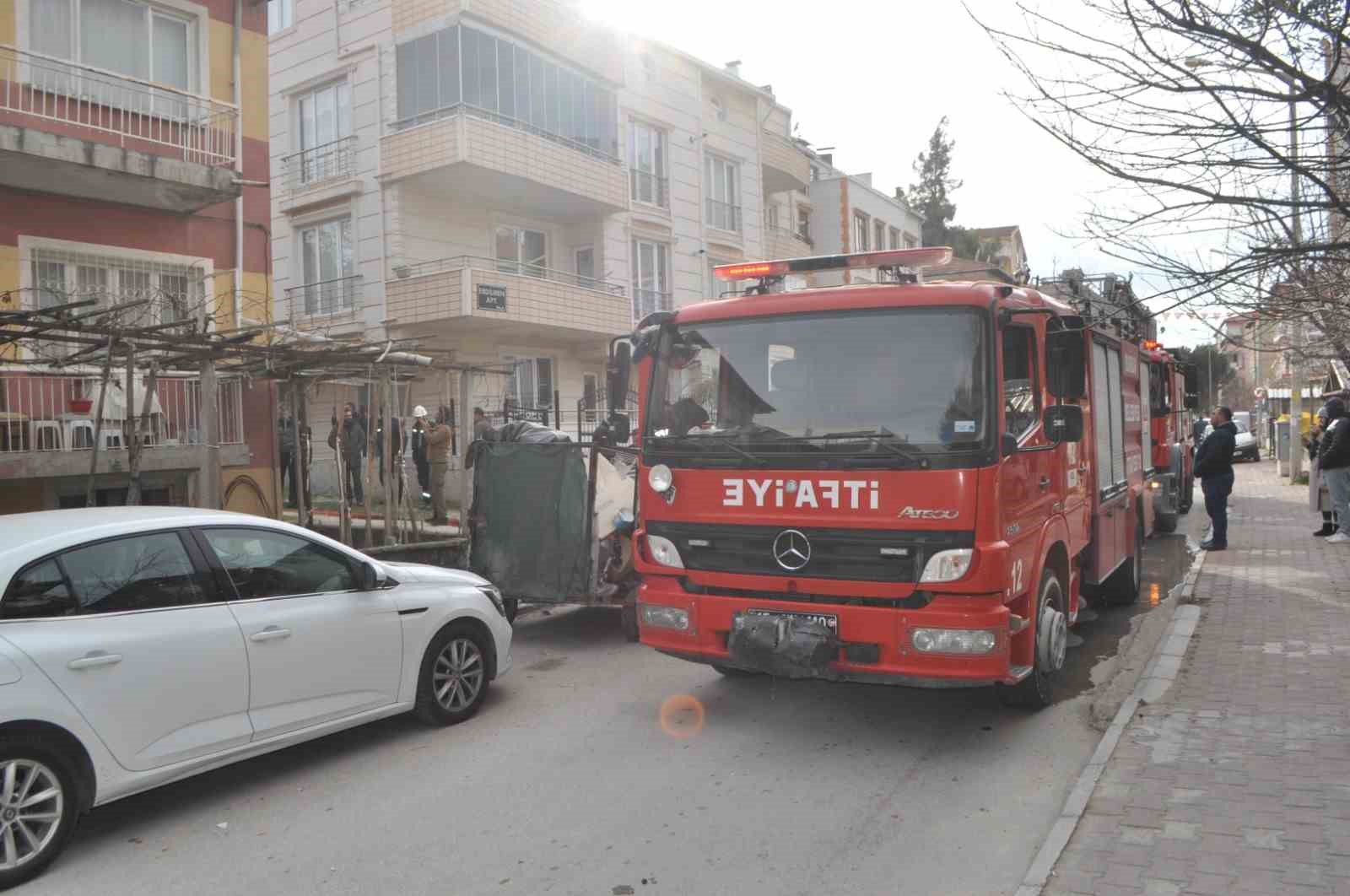 Burdur’da elektrikli battaniye az daha evi yakıyordu