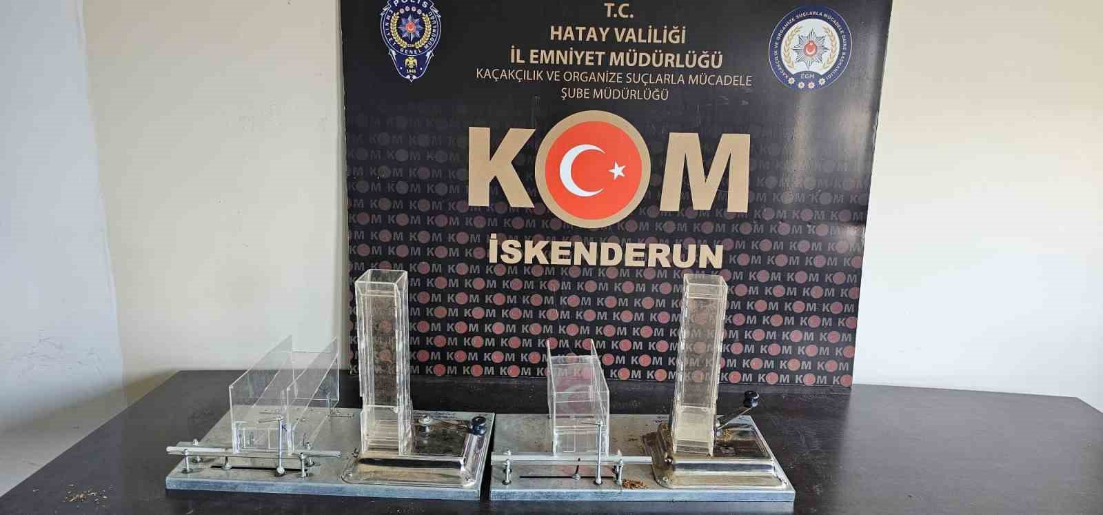 Hatay’da kaçak tütün operasyonu