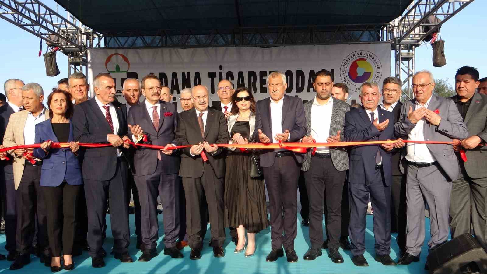 TOBB Başkanı Hisarcıklıoğlu: “Dünyadaki durgunluğa rağmen Adana yılın ilk 3 ayında ihracatını yüzde 9 artırdı”