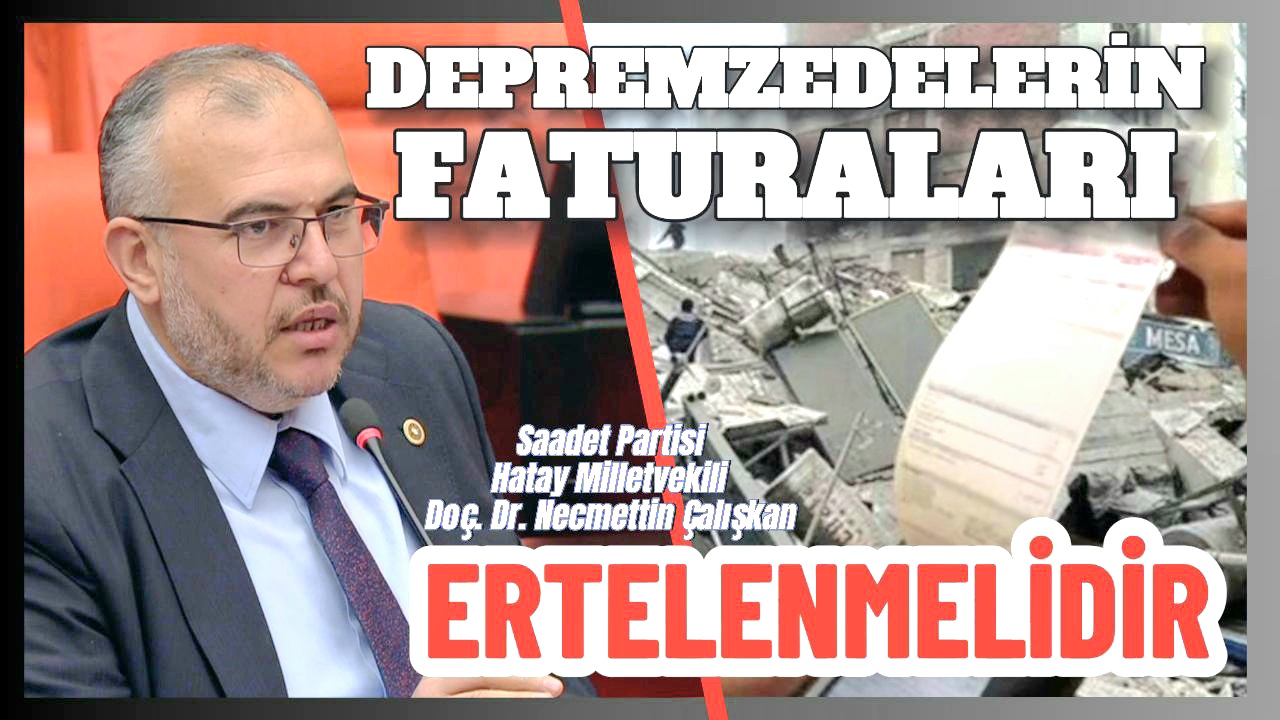 ÇALIŞKAN’DAN ESNAFA DESTEK: FATURALAR BEKLEMELİ