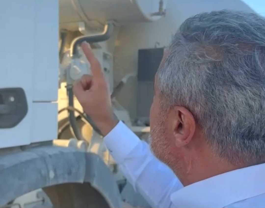 BAŞKAN ÖNTÜRK MİKSER ŞOFÖRÜNÜ VE FİRMALARI UYARDI!