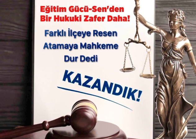 Keyfi Resen Atamaya Yargı Tokadı!