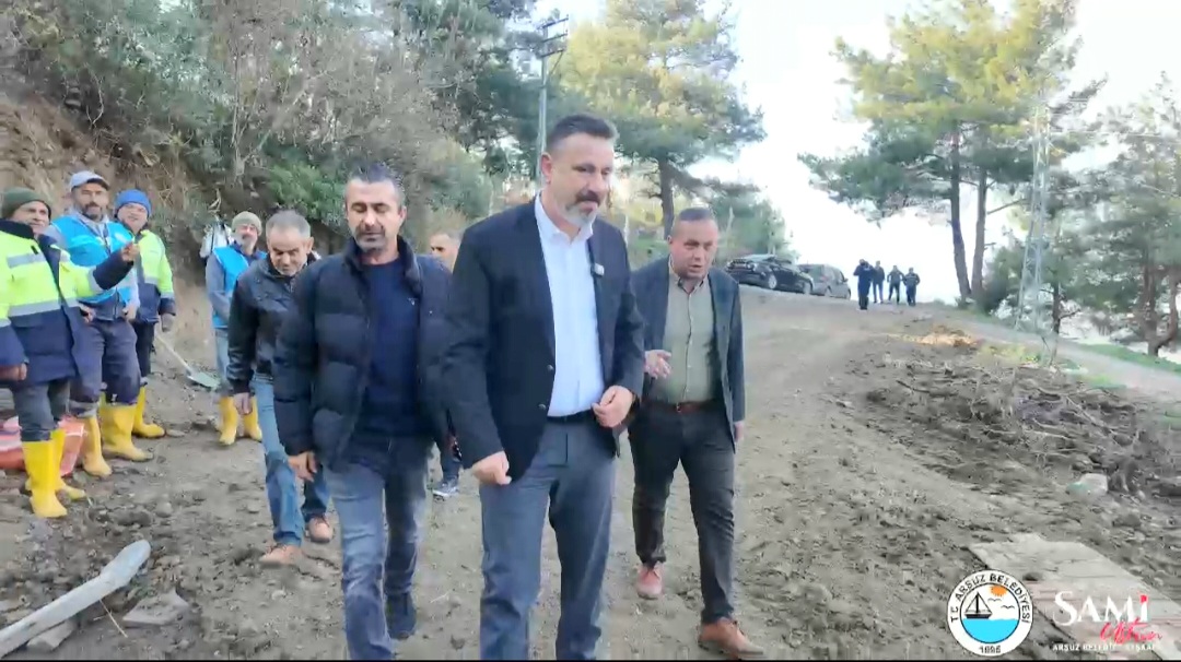 Arsuz Belediyesi Kurtbağı’nda İstinat Duvarı ve Yol Çalışmalarını Başlattı