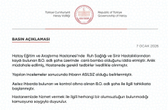 Hatay Eğitim ve Araştırma Hastanesi’ndeki Bomba İhbarı Asılsız Çıktı: Şüpheli Hakkında Tahkikat Başlatıldı