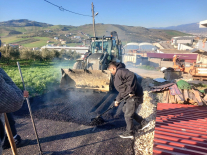 Antakya’da Ulaşımı Rahatlatan Asfalt Çalışmaları Sürüyor