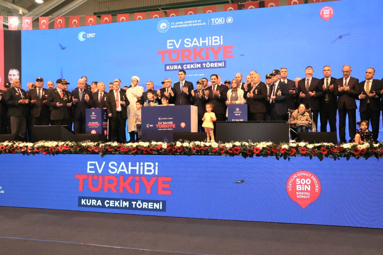 HATAY’DA YÜZYILIN KONUT PROJESİ’NİN KURA ÇEKİMİ YAPILDI