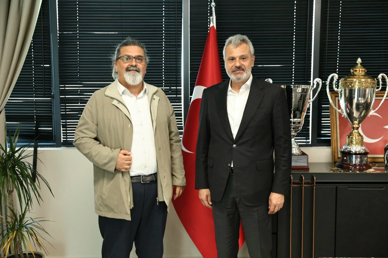 Levent Aşkar’dan HBB Başkanı Mehmet Öntürk’e Nezaket Ziyareti