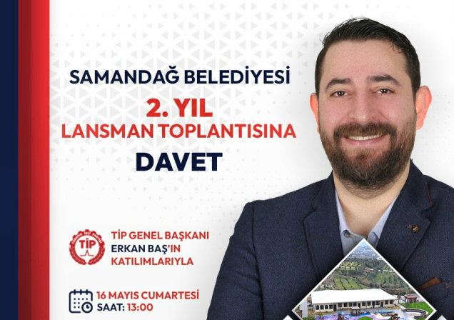 SAMANDAĞ BELEDİYESİ 2. YIL VİZYONUNU TANITACAK