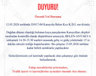 BELEN-ANTAKYA YOLUNDA KAYA DÜŞÜRME ÇALIŞMASI