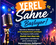 İskenderun’da “Yerel Sahne” Başlıyor: Yerel Sanatçılara Yaz Boyunca Sahne İmkânı