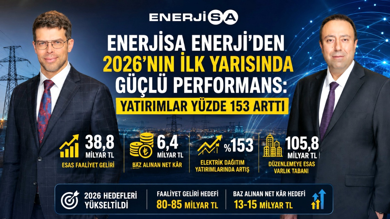 Enerjisa Enerji’den 2026’nın İlk Yarısında Güçlü Performans: Yatırımlar Yüzde 153 Arttı