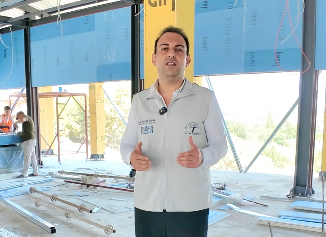 HALİL İBRAHİM ÖZGÜN: DEFNE’YE YENİ BİR SOSYAL YAŞAM ALANI KAZANDIRIYORUZ