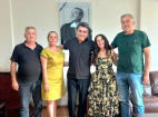 LİSE ARKADAŞLARINDAN DT. BURHAN MANSUROĞLU’NA HAYIRLI OLSUN ZİYARETİ