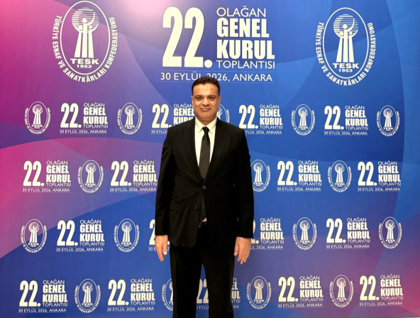 HESOB BAŞKANI AZİZ FATİH YILMAZ, TESK YÖNETİM KURULU’NA SEÇİLDİ