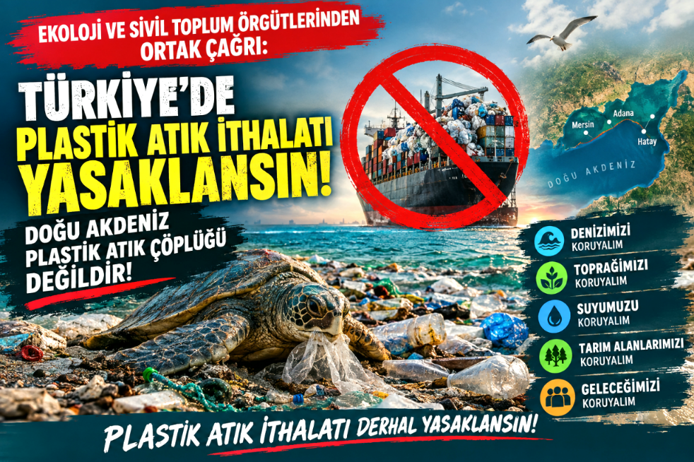 DOĞU AKDENİZ PLASTİK ATIK ÇÖPLÜĞÜ DEĞİLDİR!