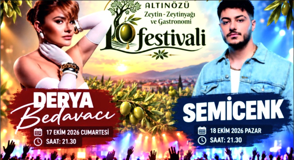 ALTINÖZÜ’NDE FESTİVAL COŞKUSU: 10. YILDA ZEYTİNİN BEREKETİ, GASTRONOMİNİN LEZZETİ BULUŞUYOR!